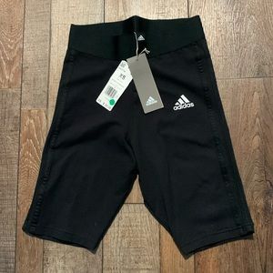 Adidas sz XS biker tights shorts nwt
